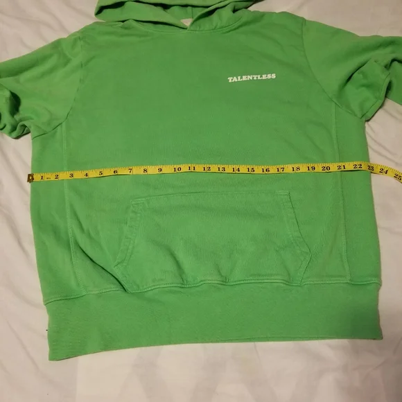 Talentless Unisex Oversized Hoodie-Higjlighter Size XS Color Green Sweaters